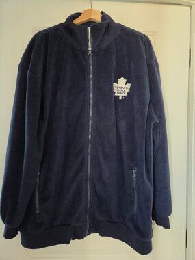 Toronto Maple Leafs fleece jacket Size XL